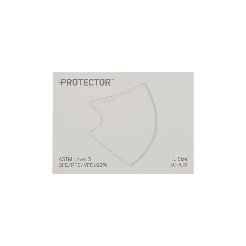Protector 3D Face Mask (Large) Light 30pcs