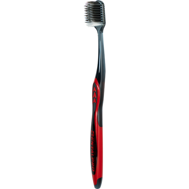 Dental Pro Black Dia Toothbrush + Ultra Slim Medium/ Wide Head 70 Hole 1pc (Random Color)