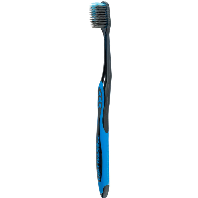 Dental Pro Black Dia Toothbrush + Ultra Slim Medium/ Wide Head 61 Hole 1pc (Random Color)