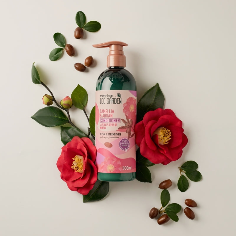 Mannings Eco-Garden Camellia & Argan Repair & Strengthen Conditioner 500ml