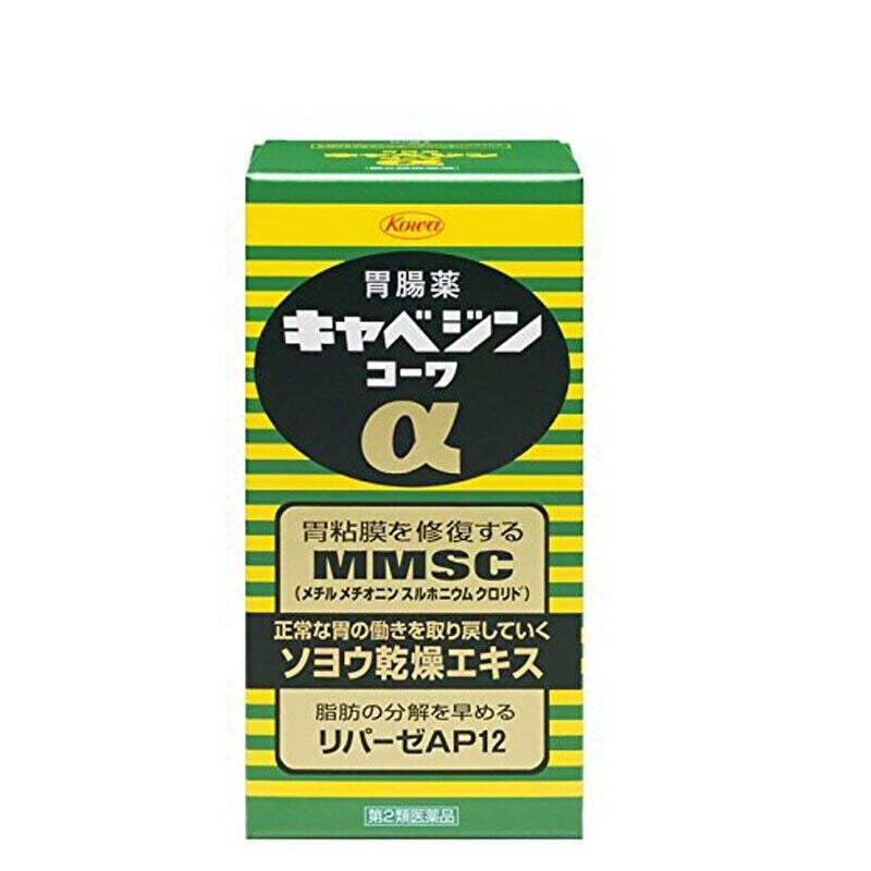 Authentic Japan KOWA Cabagin-A MMSC 300 tablets for stomach nourishment and stomach pain relief for adults, gastrointestinal discomfort and indigestion