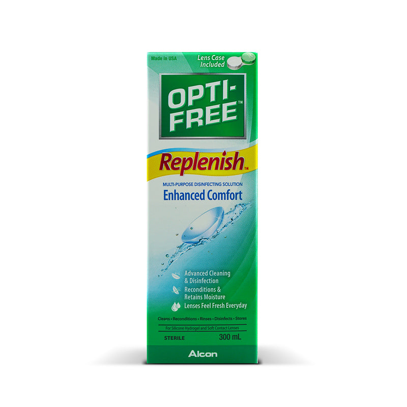 Alcon Opti-Free RepleniSH Multi-Purpose Disinfecting Solution 300ml x 2pcs + Tester 1pc