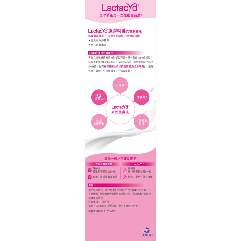 Lactacyd All-Day Care Feminine Wash 250ml