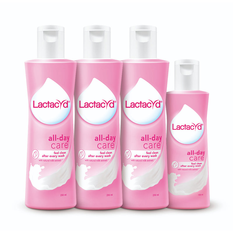 Lactacyd All-Day Care Feminine Wash 250ml x 3pcs