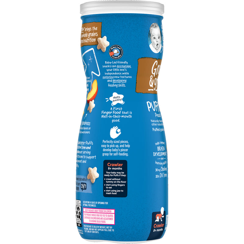 Gerber Graduates Puffs (Peach) 42g