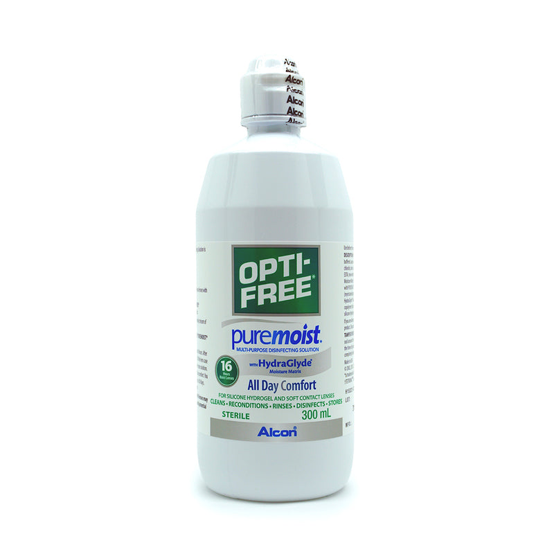 Alcon Opti-Free PureMoist Multi-Purpose Disinfecting Solution 300ml x 2pcs + Tester 1pc