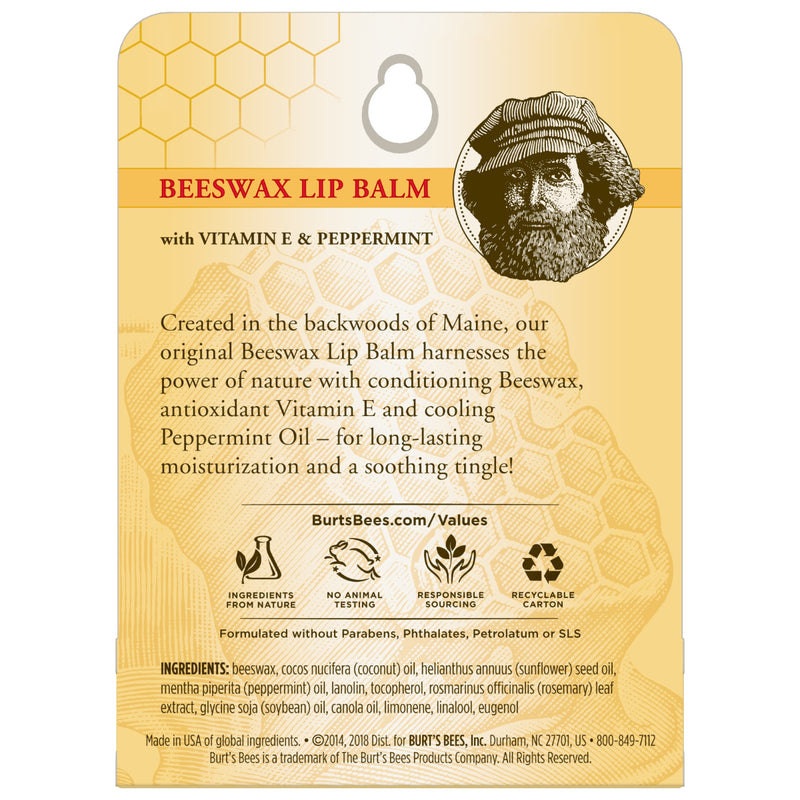 Burt's Bees Beeswax Lip Balm 4.25g