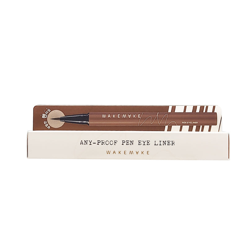 WAKEMAKE Any-Proof Pen Eyeliner - 02 Brown 10g