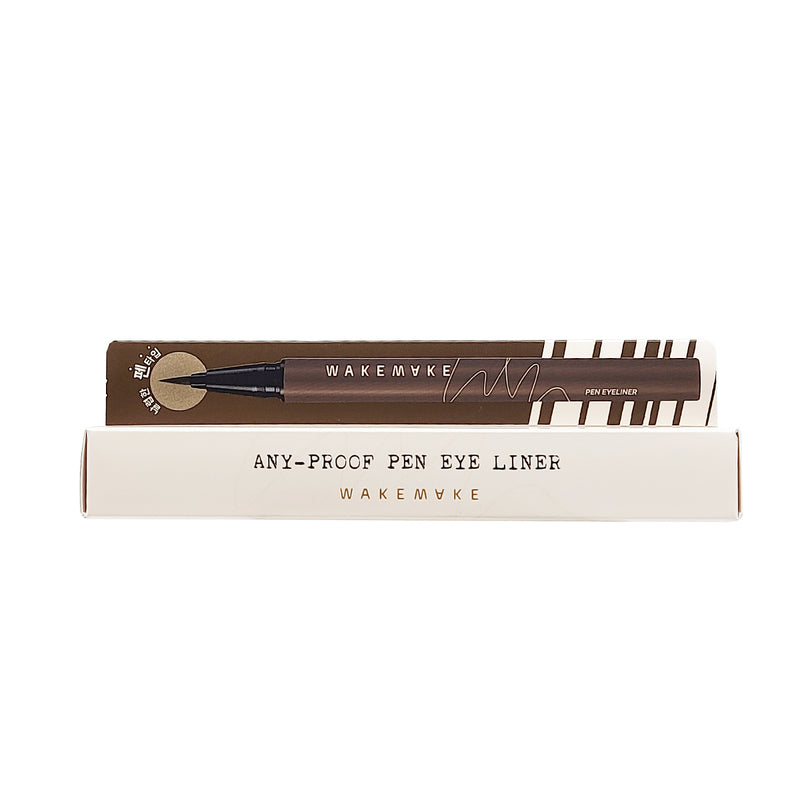 WAKEMAKE Any-proof Pen Eyeliner - 03 Dark Brown 10g