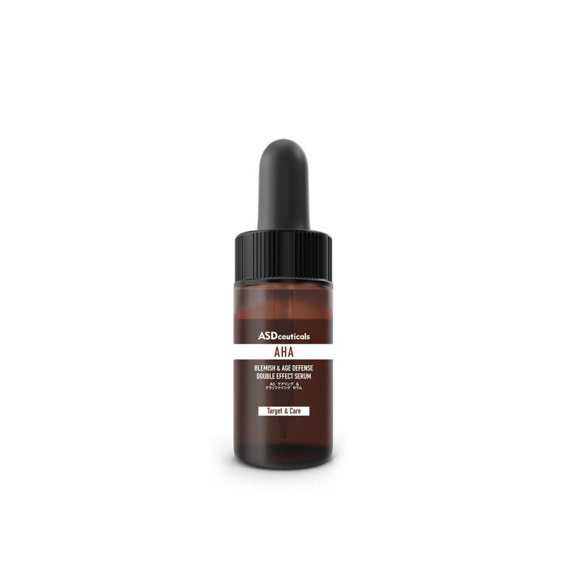 ASDceuticals AHA & Yeast Clarifying Skincare Set (Cleanser 120g + Serum 7ml + Serum 7ml)
