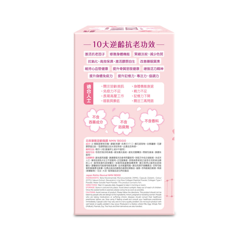 Rohto Revival NMN 18000 72pcs