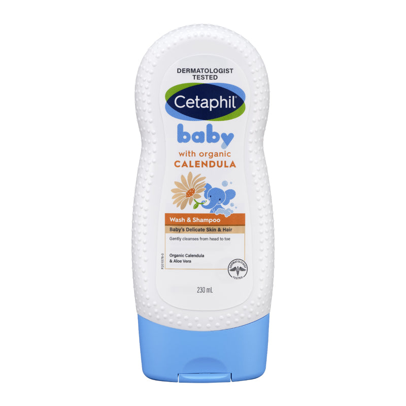Cetaphil Baby Wash & Shampoo (With Organic Calendula) 230ml