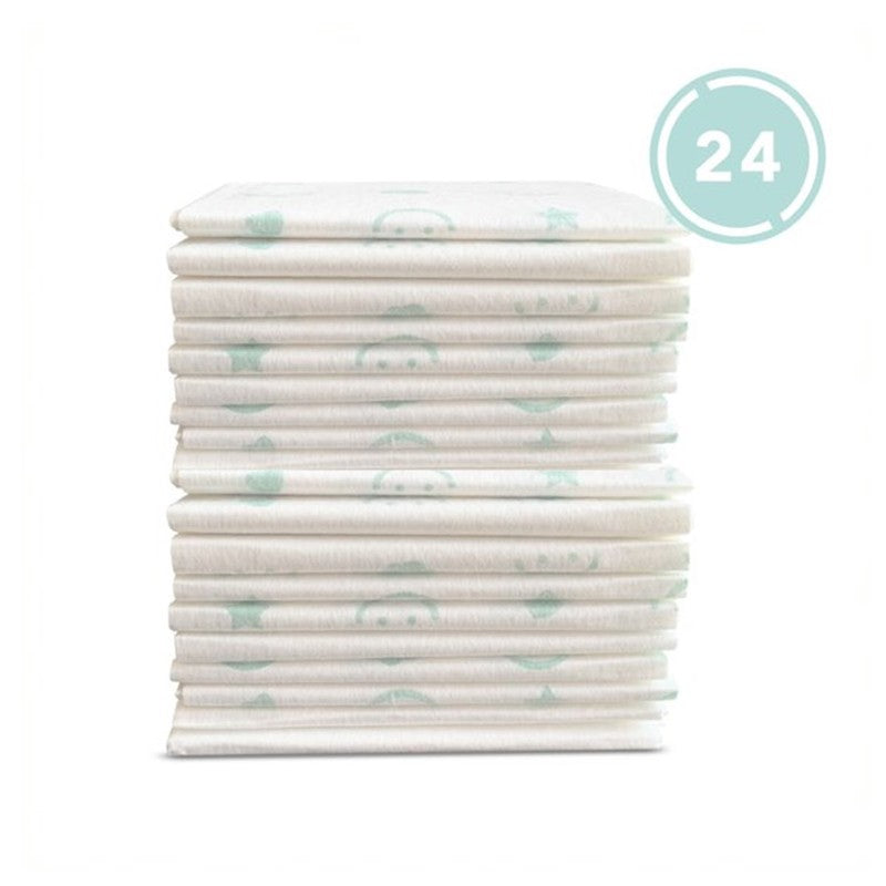 Babyworks Disposable Bibs Bavettes Jetables 24pcs