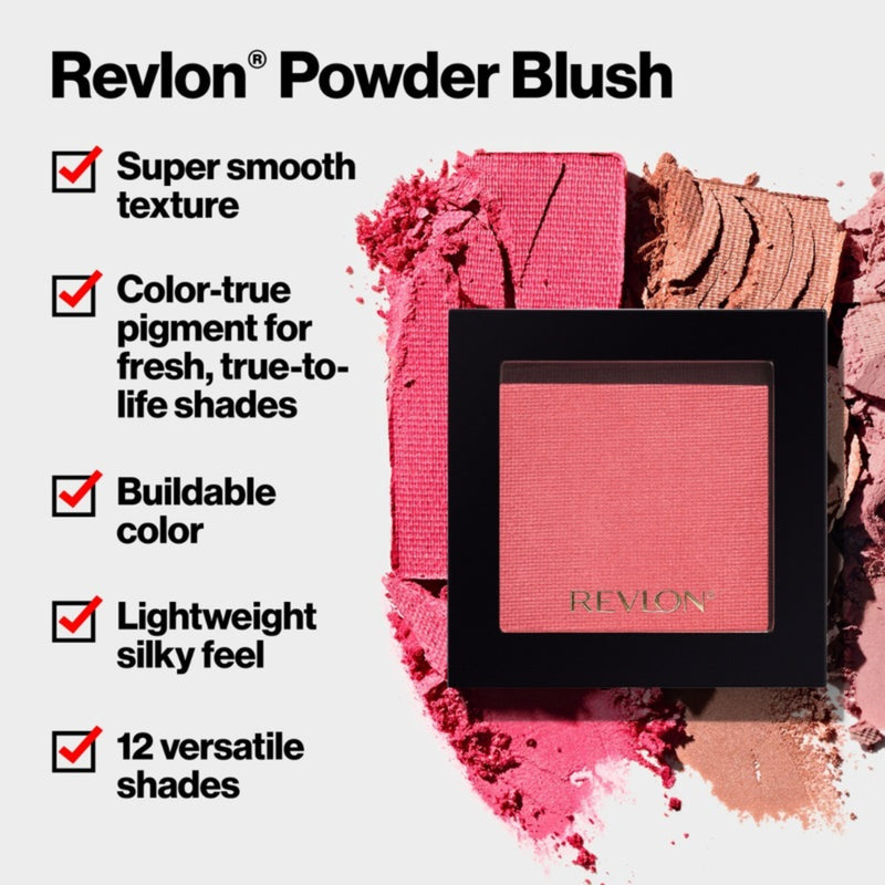 Revlon Powder Blush (014 Tickled Pink) 5g