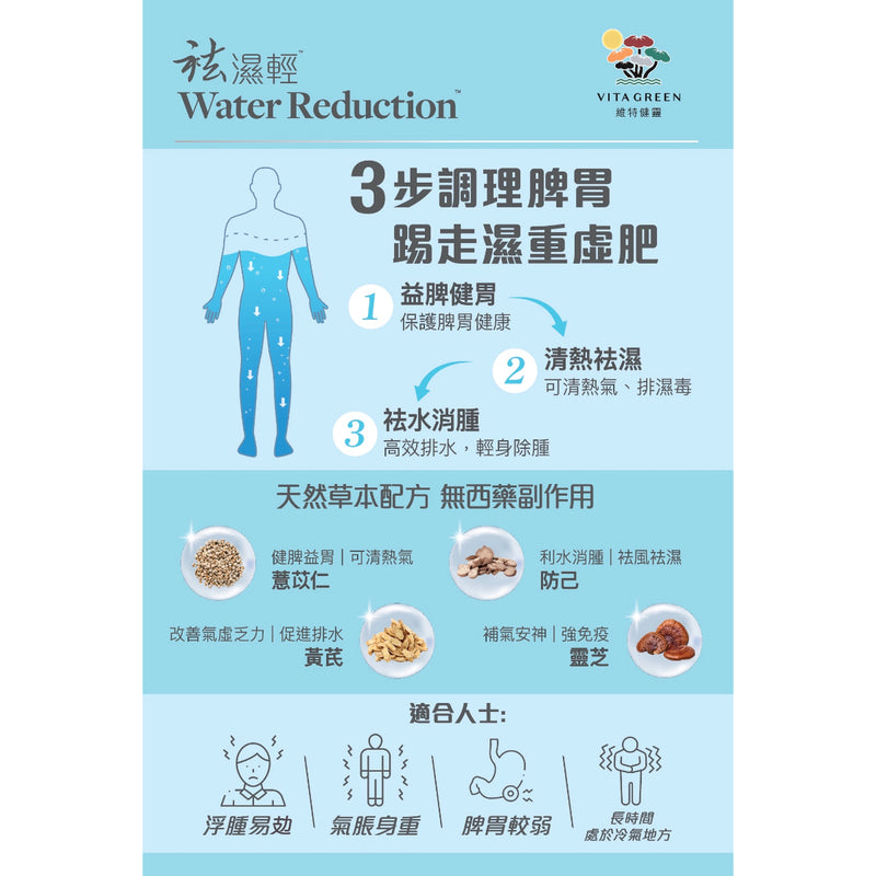 Vita Green Fortified Water Reduction 40pcs