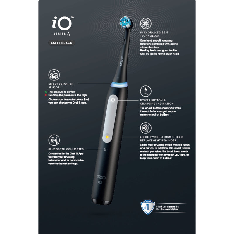 Oral-B iO Series 4 (Black) 1pc