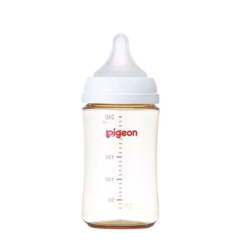 Pigeon PPSU Nursing Bottle With Peristaltic Plus M Size Nipple 8oz/240ml (Random Color)