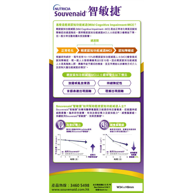 Souvenaid Vanilla 125ml x 8 pcs