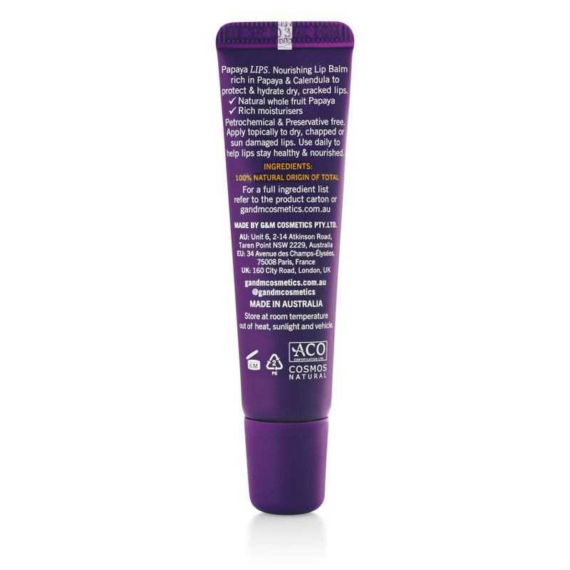 P'ure Papayacare Lips Lip Balm 10g