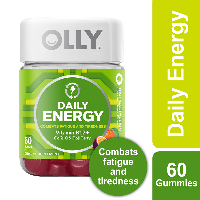 Olly Daily Energy Gummy Supplement 60pcs