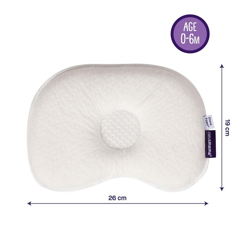 Clevamama Clevafoam Infant Pillow (For 0-6months) 1pc