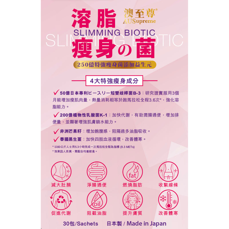 AUSupreme Slimming Biotic 30pcs