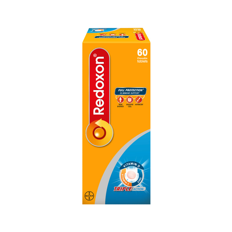 Redoxon Triple Action Chewable Tablets 60pcs