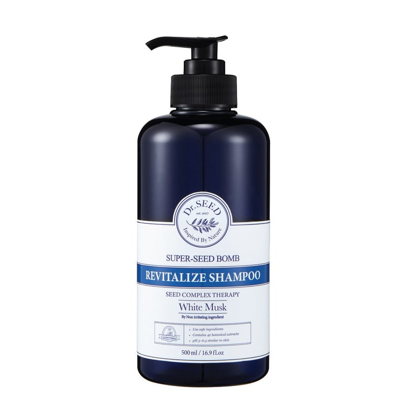 Dr.Seed Super Seed Bomb Revitalize Shampoo (White Musk) 500ml