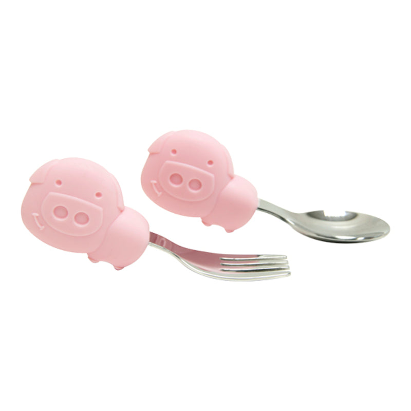 Marcus & Marcus Palm Grasp Spoon & Fork Set - Pokey 1 set