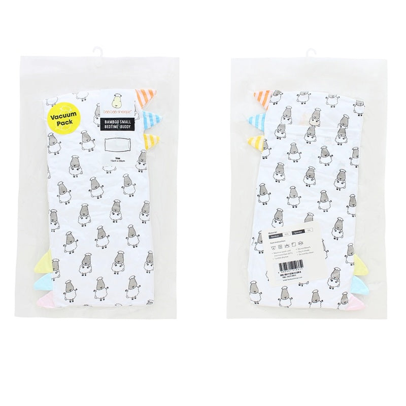 BaaBaaSheepz Bed Time Buddy White (Small - 13 x 30cm) 1pc