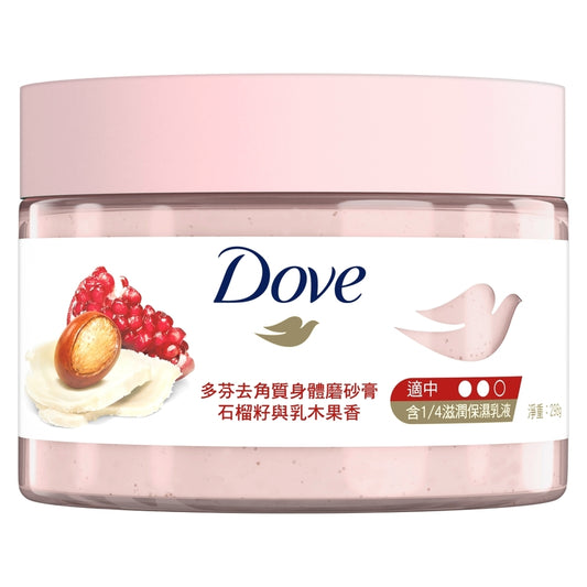 Dove Body Scrub Pomegranate Seeds & Shea Butter 298g
