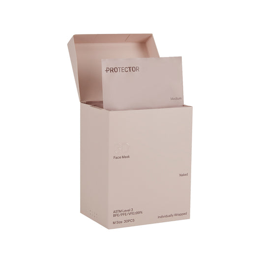 Protector 3D Face Mask (Medium) NAKED 30pcs