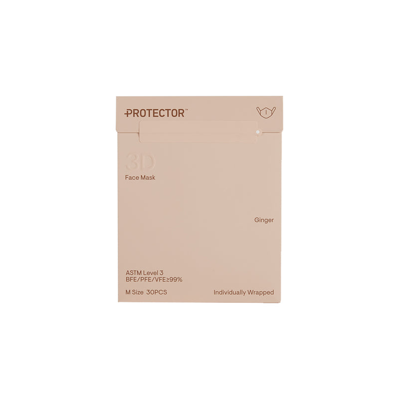 Protector 3D Face Mask (Medium) GINGER 30pcs
