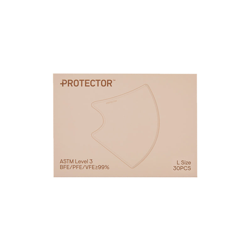 Protector 3D Face Mask (Large) GINGER 30pcs