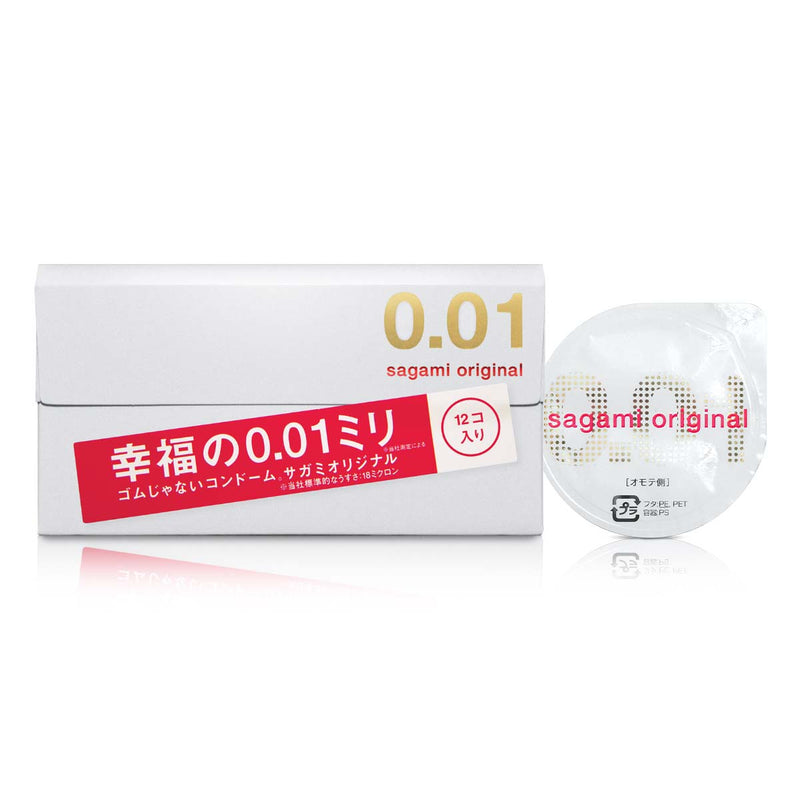 Sagami Original 0.01 PU Condom 12pcs