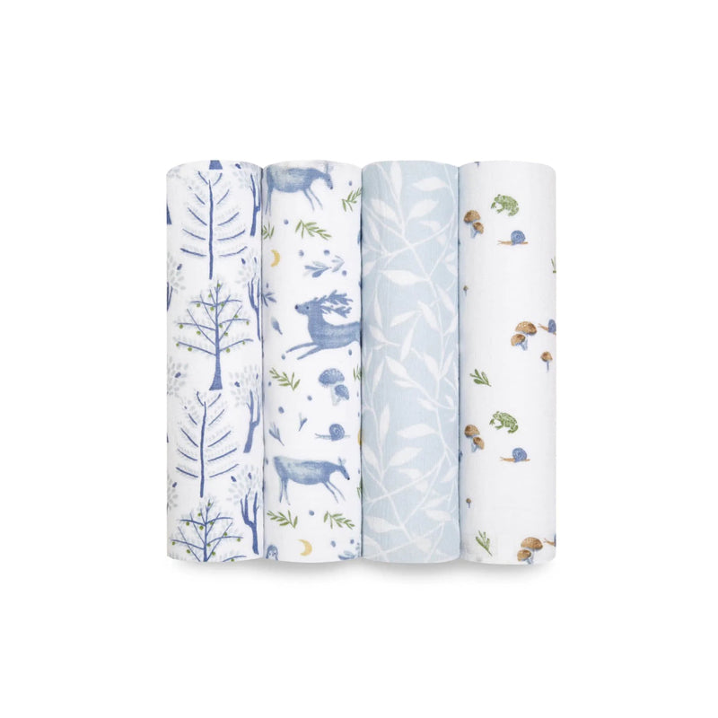 Aden+Anais Organic Muslin Swaddle (Outdoor) 4pcs