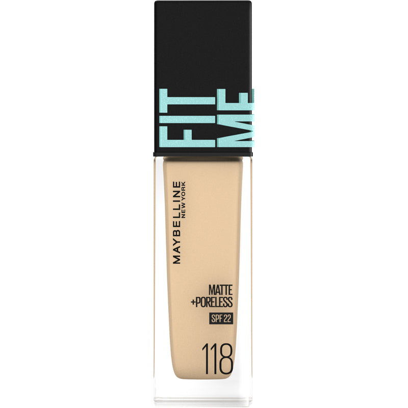 Maybelline Fit me! Matte + Poreless Foundation - 118 Light Beige 30ml