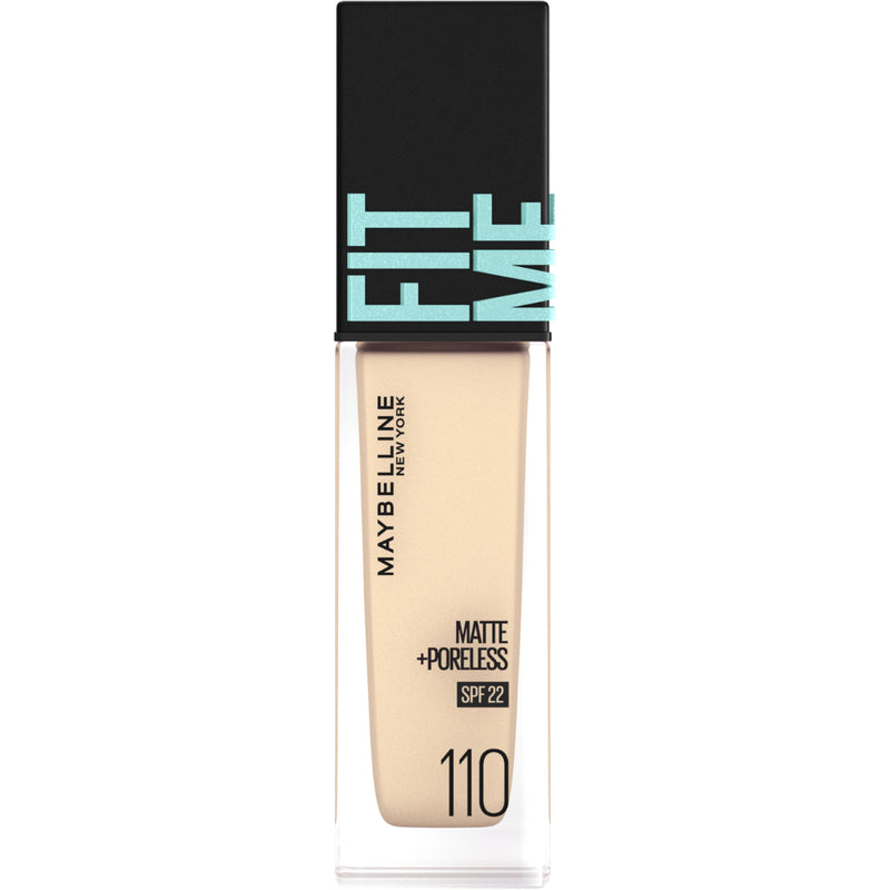 Maybelline Fit me! Matte + Poreless Foundation - 110 Porcelain 30ml