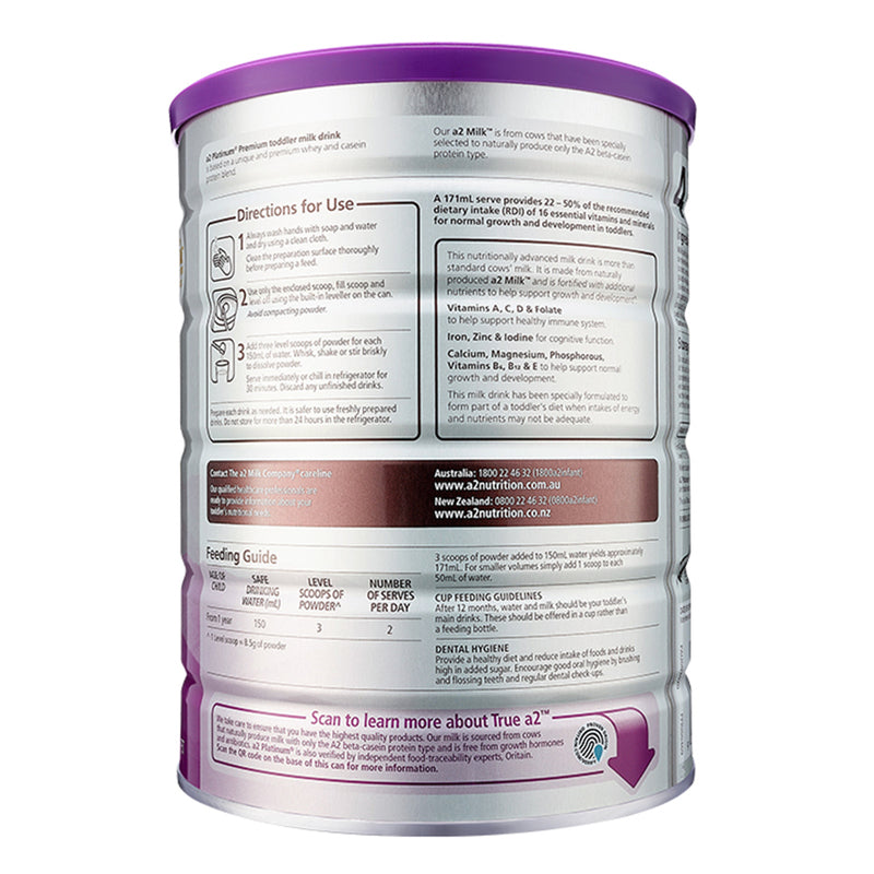 a2 Platinum Premium Toddler Milk Drink Stage 3 900g