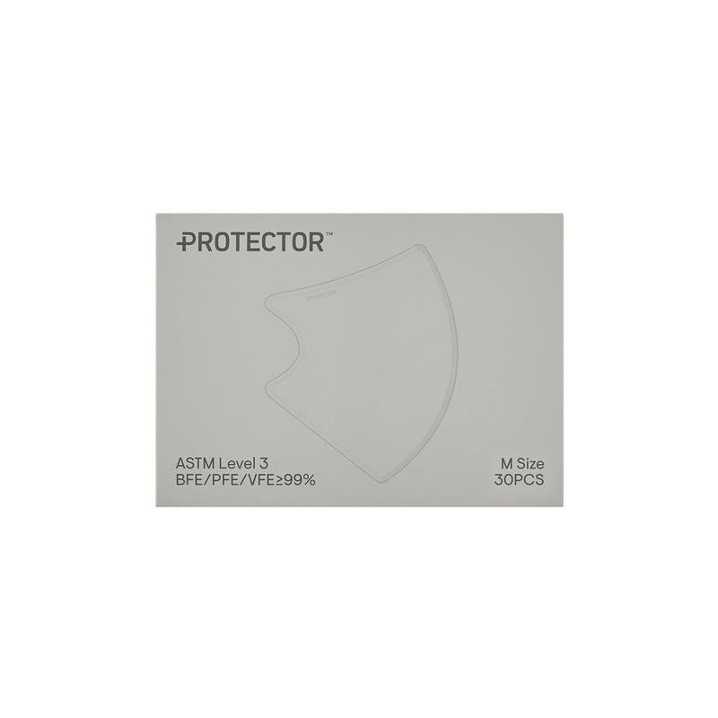 Protector 3D Face Mask(Medium)Clay 30pcs