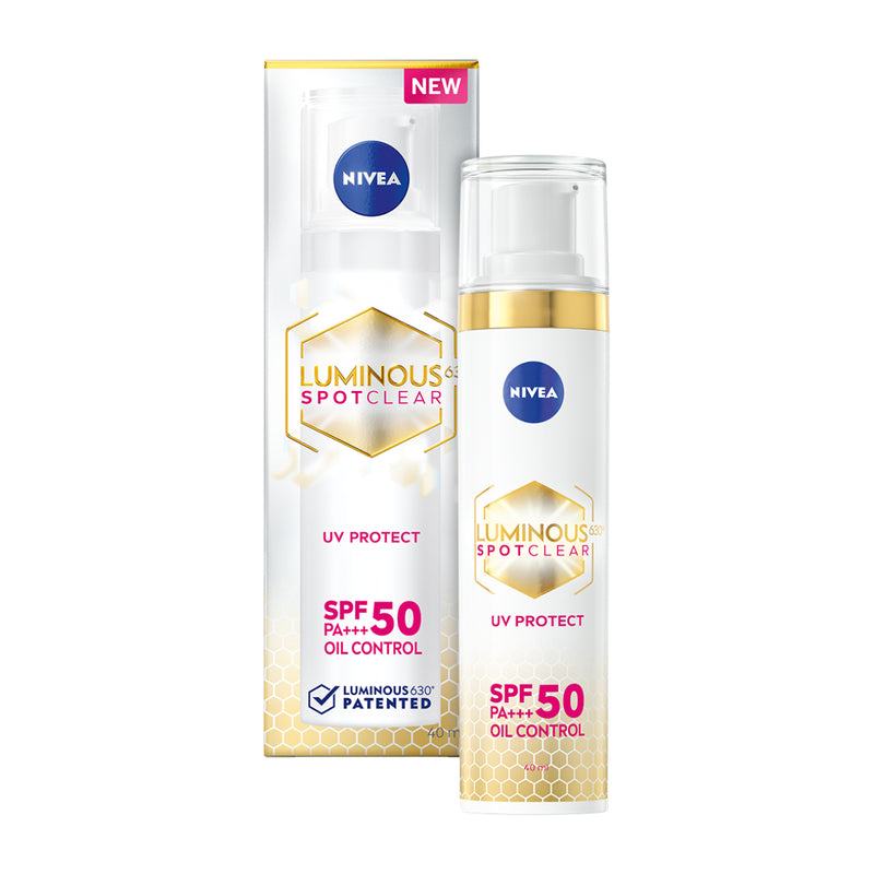Nivea Luminous630 Spot Clear Day UV Protect Moisturizer SPF50 PA+++ 40ml