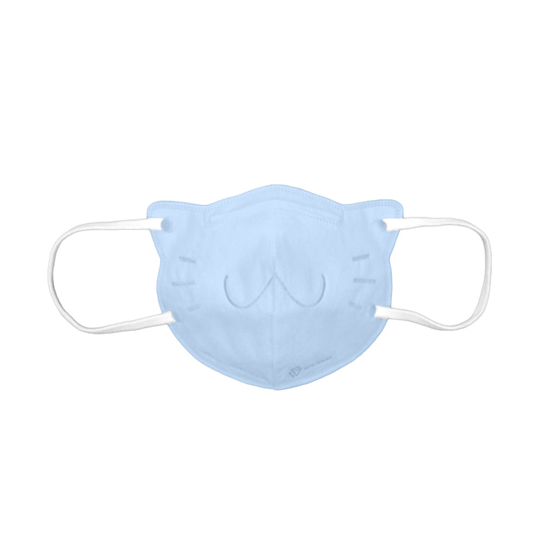 SAVEWO 3DMEOW Mask (Individually packaged) (for age of 2-6 Kids) - Blue 30pcs