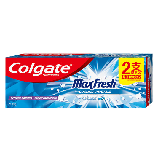 Colgate Max Fresh Toothpaste Twin Pack 160g x 2pcs