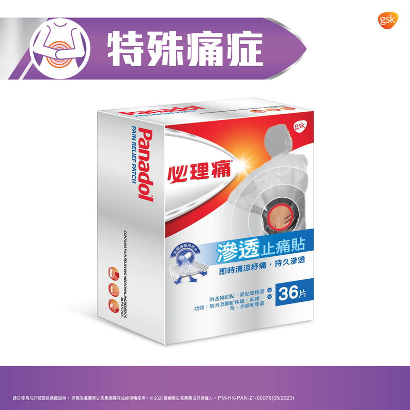 Panadol Pain Relief Patch 18pcs x 2 Boxes