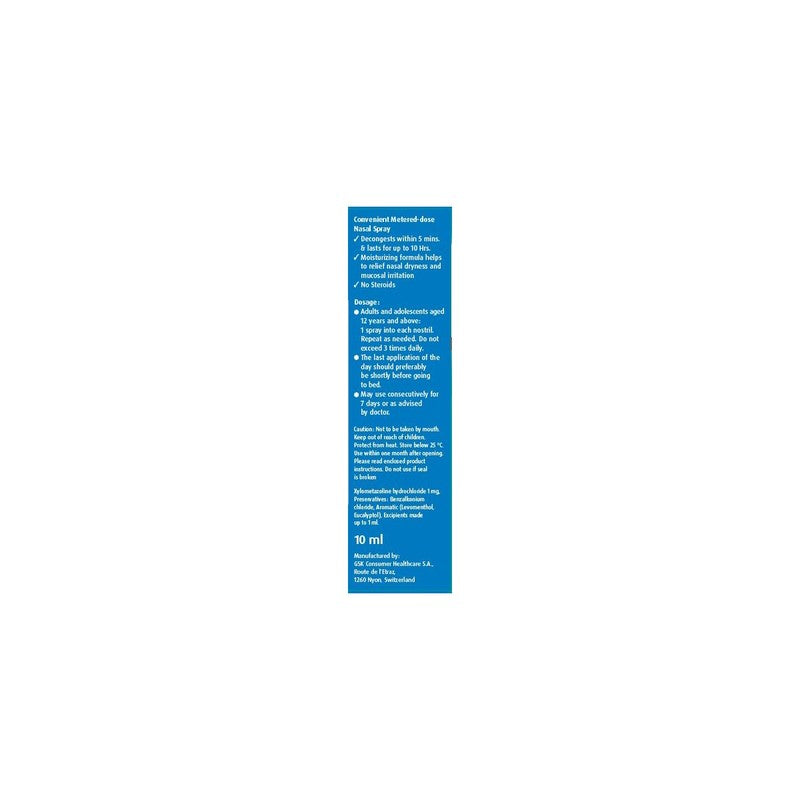 Otrivin Metered-Dose Nasal Spray Menthol 10mL