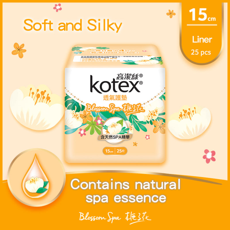 Kotex Blossom Spa Liner Gardenia Reg 25pcs