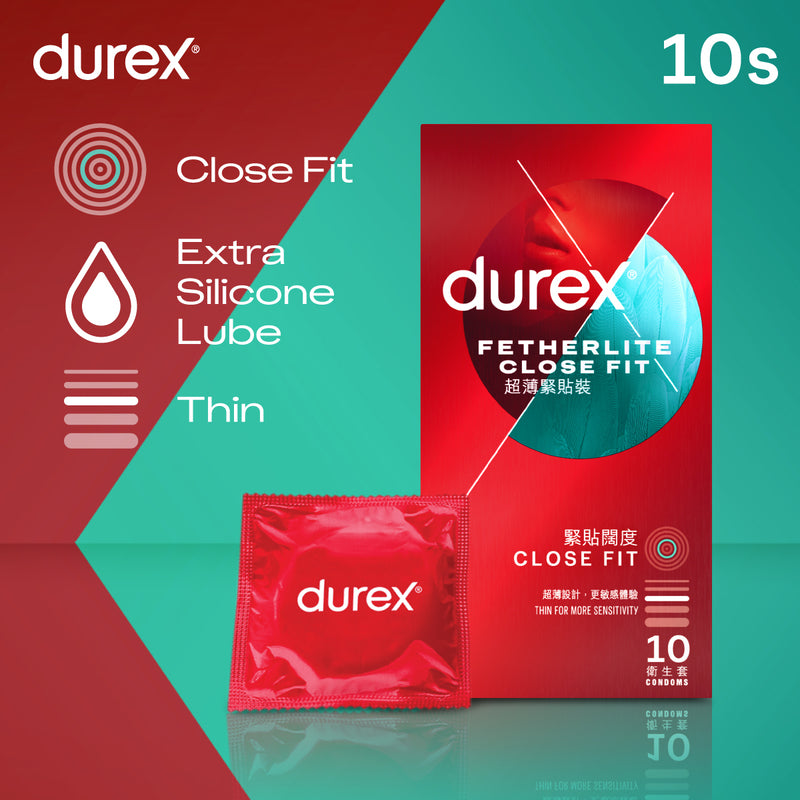 Durex Fetherlite (Close Fit) 10pcs (Random delivery)
