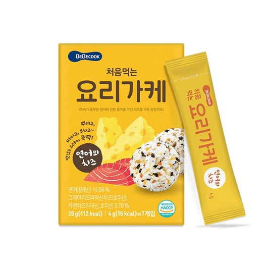 Bebecook Cooking Powder Salmon & Cheese (Suitable for 12 months or above) 4g x 7 Packs