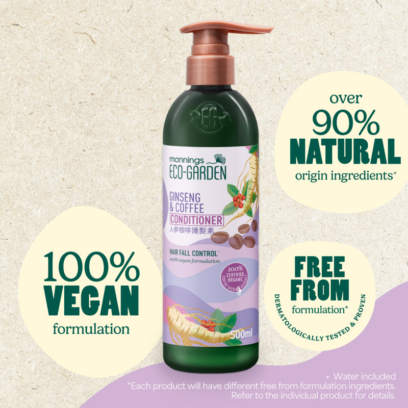 Mannings Eco-Garden Ginseng & Coffee Hair Fall Control Conditioner 500ml