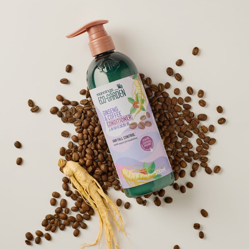 Mannings Eco-Garden Ginseng & Coffee Hair Fall Control Conditioner 500ml